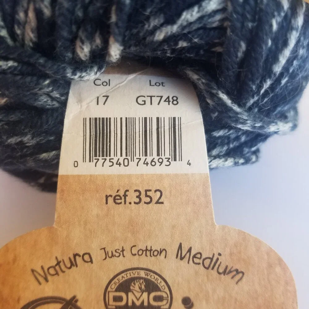 DMC Natura Just Cotton Medium Denim yarn in color 17